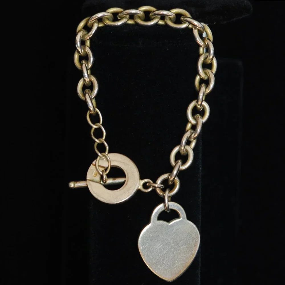 Tiffany & Co. Return To Tiffany Heart Charm Toggle Bracelet - Picture 3 of 5